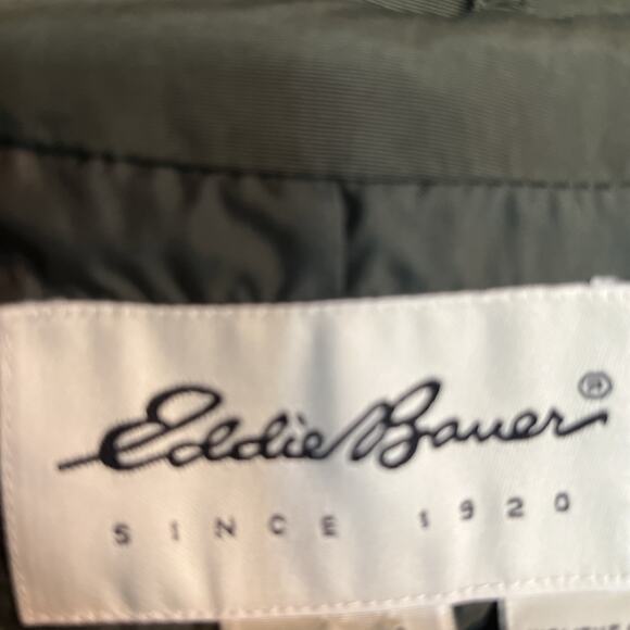 Eddie Bauer Rain Jacket Women’s Hunter Green Lightweight Size Petite Medium - Picture 4 of 9